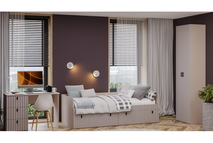 Набор детской мебели «Тиффани» стандартный №1 Кашемир, Кашемир матовый