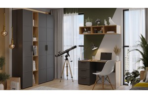 Детская Стелла Серый вулкан, Фон Серый, Яблоня Беллуно