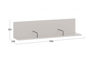 Полка настенная Тиффани 1092 Тип 2 Кашемир