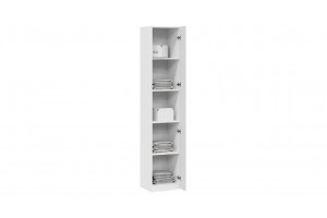 Шкаф для белья Тиффани Исп. 2 Белый снег, Белый софт