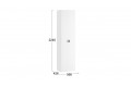 Шкаф для одежды «Тиффани» Исп. 2 - 415.003.000 Белый снег, Белый софт