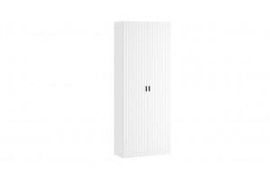 Шкаф комбинированный с 2 дверями Тиффани Исп.2 Белый снег, Белый софт