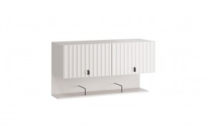 Шкаф настенный с полкой Тиффани 1092 Кашемир, Кашемир матовый