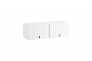 Шкаф настенный Тиффани 1092 Белый снег, Белый софт