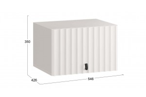 Шкаф настенный Тиффани 546 Кашемир, Кашемир матовый