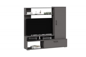 Стенка Сиена Графит Серый