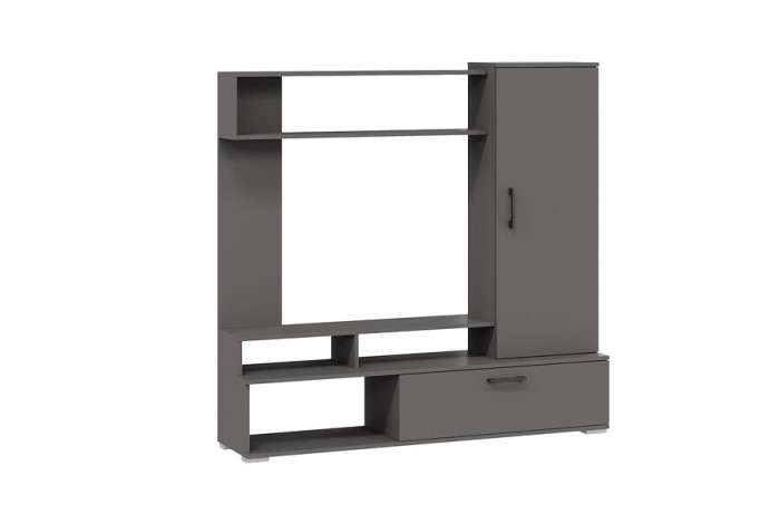 Стенка «Сиена» Графит Серый