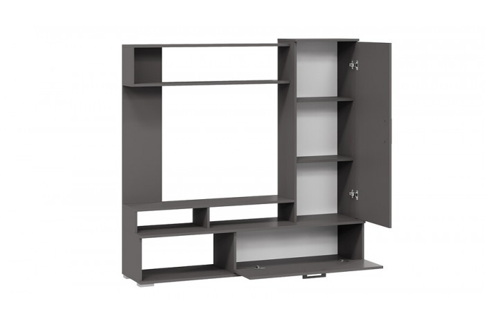 Стенка «Сиена» Графит Серый