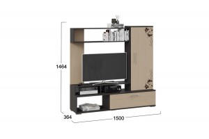 Стенка Сиена Венге Цаво, Дуб Молочный