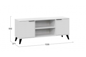 Гостиная Агата №5 Черный матовый, Белый Ясень