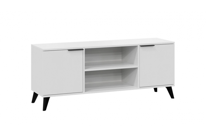 Набор мебели для гостиной «Агата» №6 - ГН-006 Черный матовый, Белый Ясень