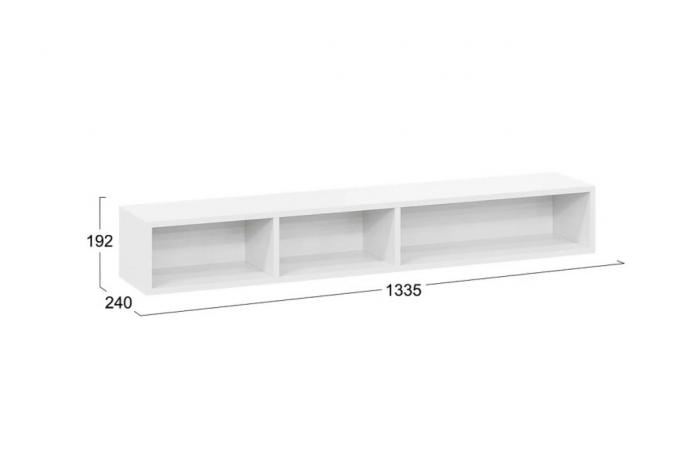 Набор мебели для гостиной «Агата» №6 - ГН-006 Черный матовый, Белый Ясень