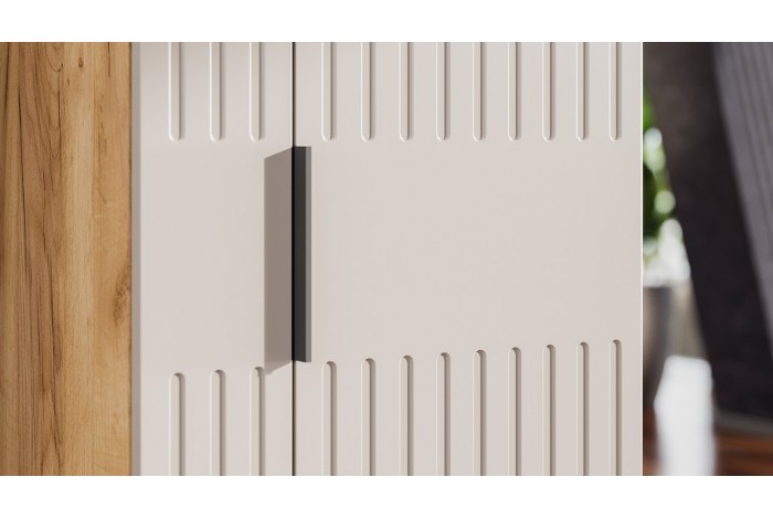 Гостиная «Моника» Дуб Крафт золотой, Кашемир сатин