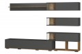 Гостиная Рига ГС-01 (графит -дуб каньон)