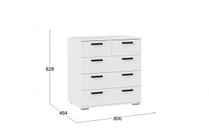 Комод Квинт Белый