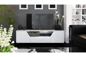 Тумба ТВ Diamond Тип 4 Белый глянец