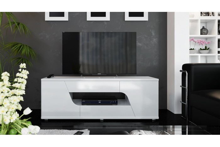 Тумба ТВ «Diamond» Тип 5 Белый глянец