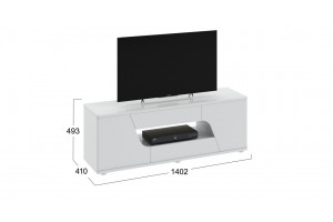 Тумба ТВ Diamond Тип 5 Белый глянец