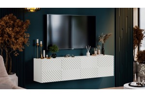 Тумба ТВ Танго Белый, Холст Белый