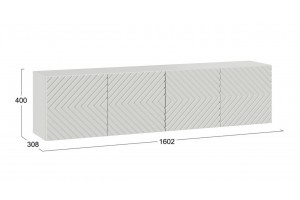 Тумба ТВ Танго Белый, Холст Белый