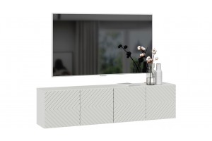 Тумба ТВ Танго Белый, Холст Белый