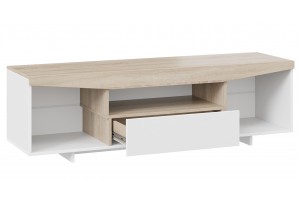 Тумба ТВ Тип 1 Белый Ясень, Дуб Сонома
