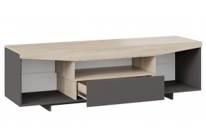 Тумба ТВ Тип 1 Дуб Сонома, Графит Серый
