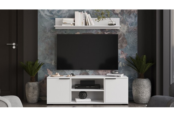 Модульная гостиная «Агата» Белый Ясень