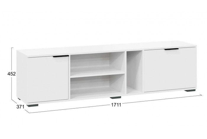 Модульная гостиная «Агата» Белый Ясень