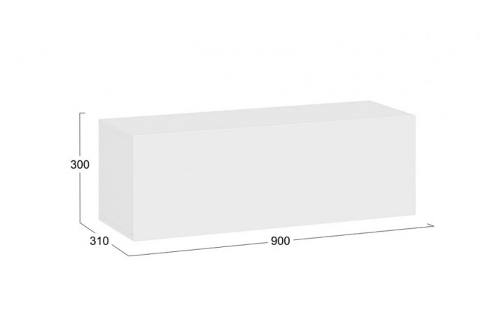 Модульная гостиная «Глосс» Яблоня Беллуно, Белый глянец, Стекло Белый глянец