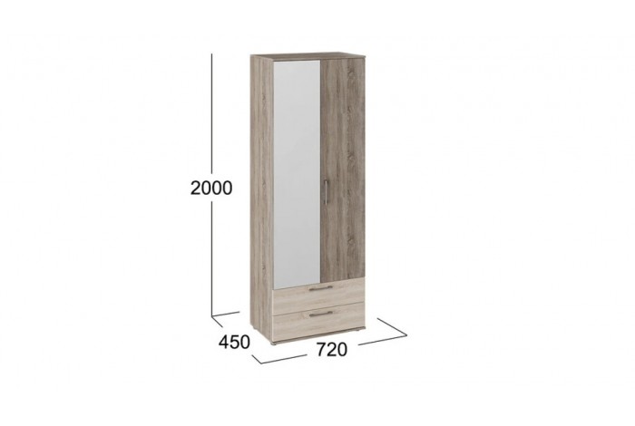 Модульная гостиная «Марта» Дуб Сонома трюфель, Дуб Сонома