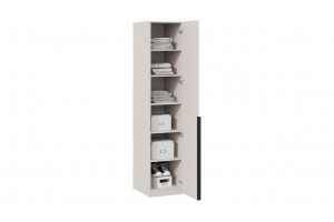 Шкаф для белья Порто (580) с 1 глухой дверью Кашемир матовый, Кашемир сатин