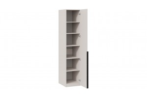 Шкаф для белья Порто (580) с 1 глухой дверью Кашемир матовый, Кашемир сатин