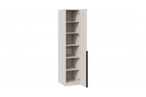 Шкаф для белья Порто (580) с 1 зеркальной дверью Кашемир матовый