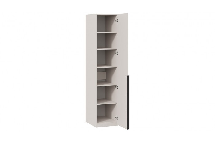 Шкаф для белья «Порто» (580) с 1 зеркальной дверью  - СМ-393.07.002 Кашемир матовый