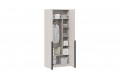 Шкаф для одежды «Порто» (366) с 2 глухими дверями - СМ-393.07.223 Кашемир матовый, Кашемир сатин