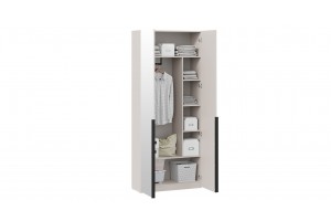 Шкаф для одежды Порто (366) с 2 зеркальными дверями Кашемир матовый