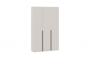Шкаф для одежды Порто (580) с 3 глухими дверями Кашемир матовый, Кашемир сатин