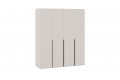 Шкаф для одежды «Порто» (580) с 4 глухими дверями - СМ-393.07.110 Кашемир матовый, Кашемир сатин
