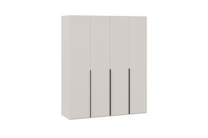 Шкаф для одежды Порто (580) с 4 глухими дверями Кашемир матовый, Кашемир сатин