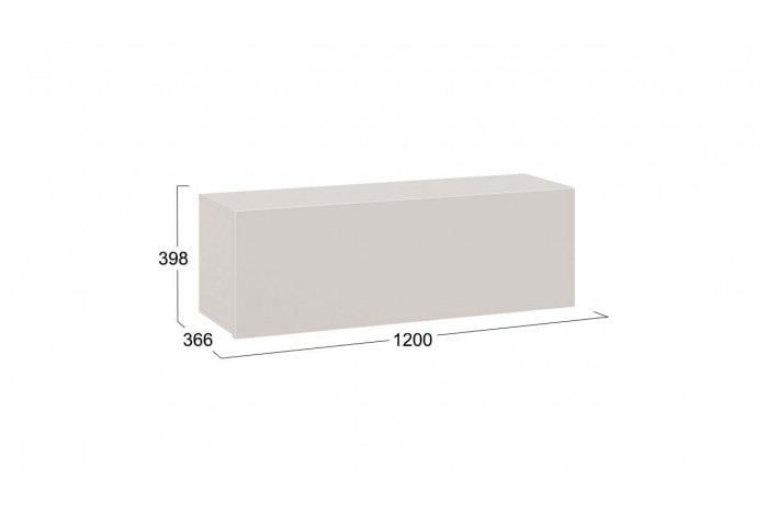 Шкаф навесной «Порто» (366) - ТД-393.15.11 Кашемир сатин, Кашемир