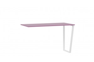 Стол письменный Порто Белый, Фиолетовый
