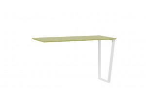 Стол письменный Порто Белый, Зеленый