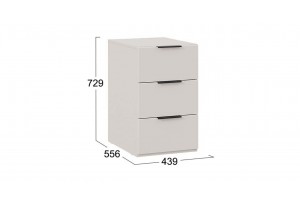 Тумба универсальная Порто (для стола) Кашемир сатин, Кашемир матовый