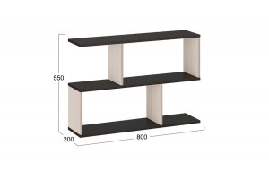 Полка настенная Тип 14 Венге Цаво, Дуб Молочный