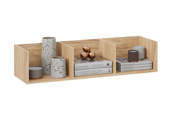 Полка настенная «Порто» - ТД-393.15.11-01 Коричневый