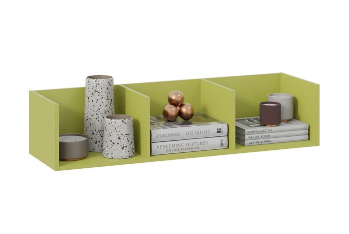 Полка настенная «Порто» - ТД-393.15.11-01 Зеленый