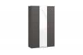Шкаф комбинированный «Стелла» - 402.43 Серый вулкан, Фон серый