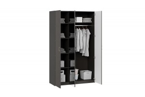 Шкаф комбинированный Стелла Серый вулкан, Фон серый