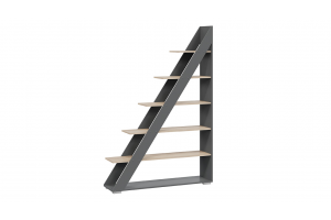 Стеллаж тип 14 Графит Серый, Дуб Сонома